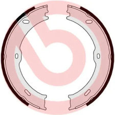 BREMBO fékpofakészlet, rögzítőfék S 50 523 autóalkatrész