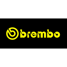 Brembo matrica,sárga,15cm x 3.5cm autó dekoráció
