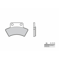 BREMBO Off-Road Szinterelt Fémbetétes Fékbetétek - 07PO03SD egyéb motorkerékpár alkatrész