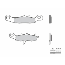 BREMBO Off-Road Szintermetál Fékbetétek - 07KA22SX egyéb motorkerékpár alkatrész