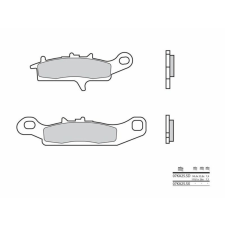 BREMBO Off-Road Szintermetál fékbetétek - 07KA25SD egyéb motorkerékpár alkatrész
