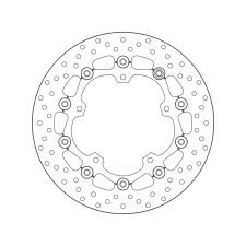 BREMBO Oro félig-lebegő féktárcsa - 78B40849 egyéb motorkerékpár alkatrész