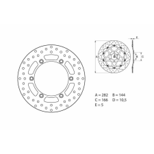 BREMBO Oro Fix Féknyereg - 68B407G4 egyéb motorkerékpár alkatrész