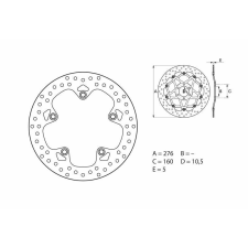 BREMBO Oro Fix Féknyereg - 68B407G9 egyéb motorkerékpár alkatrész