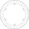 BREMBO Oro Fix féktárcsa - 68B407K3 BREMBO Kategorizálatlan termékek