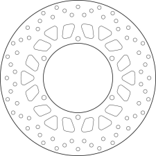 BREMBO Oro Fix féktárcsa - 68B407M4 motorkerékpár féktárcsa