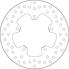 BREMBO Oro Fix féktárcsa - 68B407M8 motorkerékpár féktárcsa