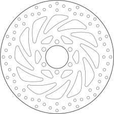 BREMBO Oro Fix féktárcsa - 68B407P5 motorkerékpár féktárcsa