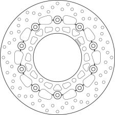 BREMBO Oro Lebegő Féktárcsa - 78B40829 egyéb motorkerékpár alkatrész