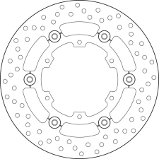 BREMBO Oro Lebegő Féktárcsa - 78B40833 egyéb motorkerékpár alkatrész