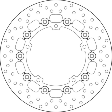 BREMBO Oro lebegő féktárcsa - 78B40837 motorkerékpár féktárcsa