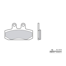 BREMBO robogó karbon-kerámia fékbetétek - 07007CC egyéb motorkerékpár alkatrész