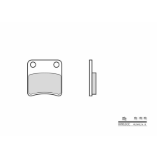 BREMBO robogó szén-kerámia fékbetétek - 07032CC egyéb motorkerékpár alkatrész