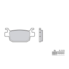 BREMBO robogó szén-kerámia fékbetétek - 07064CC egyéb motorkerékpár alkatrész