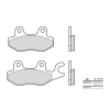 BREMBO robogó szinterelt fém fékbetétek - 07033XS BREMBO Kategorizálatlan termékek