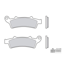BREMBO Robogó Szintermetál Fékbetétek - 07045XS egyéb motorkerékpár alkatrész
