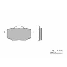 BREMBO Street Carbon Kerámia Fékbetétek - 07YA1909 egyéb motorkerékpár alkatrész