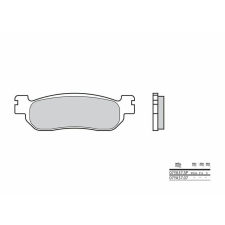 BREMBO Street Carbon Kerámia Fékbetétek - 07YA3707 egyéb motorkerékpár alkatrész