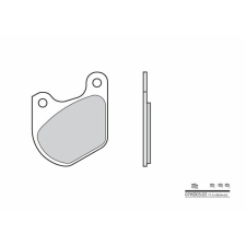 BREMBO utcai szén-kerámia fékbetétek - 07HD0303 BREMBO Futómű és fék alkatrész Fékbetét (tárcsafék) egyéb motorkerékpár alkatrész