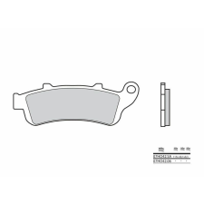 BREMBO utcai szénszálas-kerámia fékbetétek - 07HO4206 egyéb motorkerékpár alkatrész