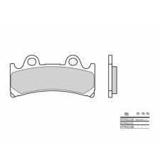 BREMBO utcai szinterelt fém fékbetétek - 07YA32SA egyéb motorkerékpár alkatrész