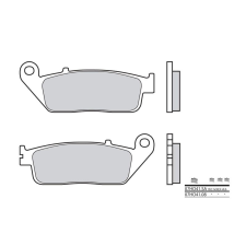 BREMBO utcai szinterelt fémbetétek - 07HO41LA egyéb motorkerékpár alkatrész