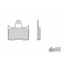 BREMBO utcai szinterelt fémbetétek - 07KA21SP egyéb motorkerékpár alkatrész