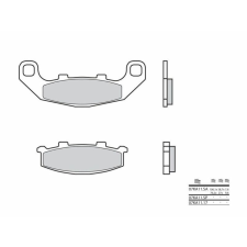 BREMBO utcai szinterezett fém fékbetétek - 07KA11SP BREMBO Futómű és fék alkatrész Fékbetét (tárcsafék) egyéb motorkerékpár alkatrész