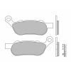 BREMBO utcai szintermetál fékbetétek - 07HD07SP BREMBO Kategorizálatlan termékek