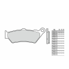 BREMBO Valódi Szinterelt Fémbetétes Fékbetétek - 07BB0390
