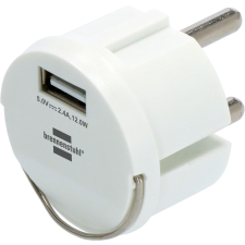 Brennenstuhl 1508110 USB-A Aljzatadapter - Fehér (12W) mobiltelefon kellék