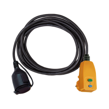 Brennenstuhl FI IP44 Lengőcsatlakozó hosszabbító 2m - Fekete villanyszerelés