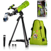 Bresser Junior 70/400 teleszkóp + hátizsák zöld
