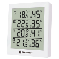 Bresser Temeo Hygro Quadro időjárás állomás - Fehér (73258) időjárásjelző