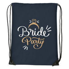 Bride party - Sport táska navy kék tornazsák