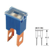 Bright Ride Biztosíték japán csavaros álló 100A (kék) autóalkatrész