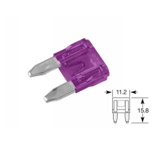 Bright Ride Biztosíték mini 3A (lila) autóalkatrész