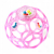 Bright Start Oball Rattle csörgős játék 10 cm - rózsaszín (0 hó+)