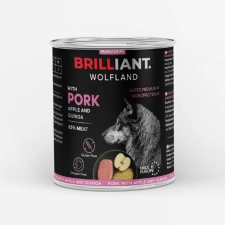 Brill Wolfland sertés almával és quinoaval 800g kutyaeledel