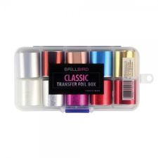 BrillBird - TRANSZFERFÓLIA BOX - KLASSZIKUS körömdíszítő