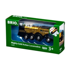 BRIO Brio 33630 Hatalmas Arany Action mozdony autópálya és játékautó