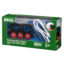 BRIO Elemes mozdony USB kábellel 33599 Brio kisvasút