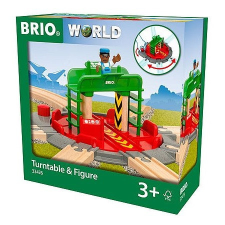BRIO Fordító és figura (33476) kisvasút