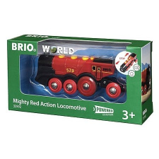  BRIO Nagy piros lokomotív 33592 kisvasút