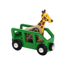 BRIO Szafari vagon zsiráffal (33724) kisvasút