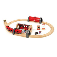 BRIO World 33513 Vasút készlet metrószettel és peronnal kisvasút