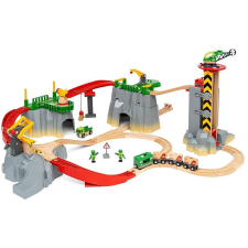 BRIO WORLD 36010 Magashegyi tehervonat készlet (7312350360103) autópálya és játékautó