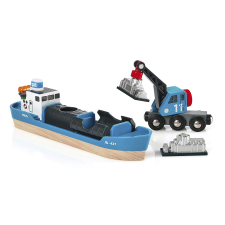 BRIO World Teherhajó és daru (33534) hajó