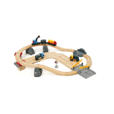 BRIO World Vasúti és közlúti szett kisvasút
