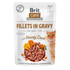 Brit Brit Care Cat Fillets in Gravy - Duck 6 x 85 g macskaeledel